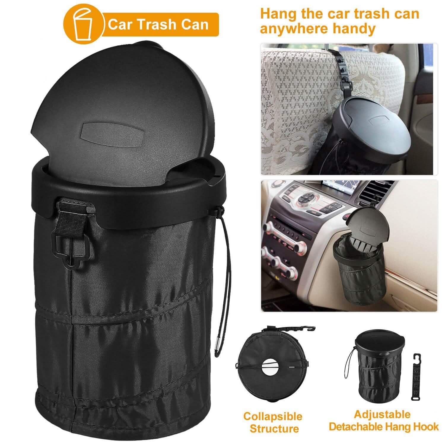 Universal Portable Car Trash Can Automotive - Tophatter Daily Deals
