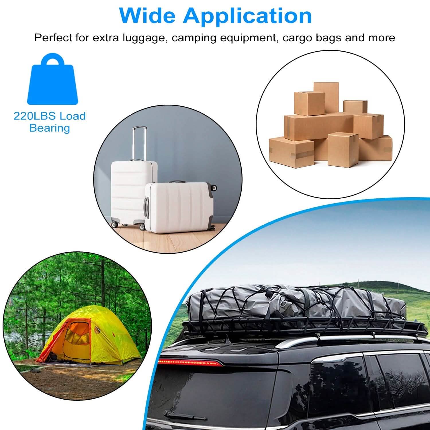 Universal Roof Rack Car Luggage Holder Automotive - Tophatter Daily Deals