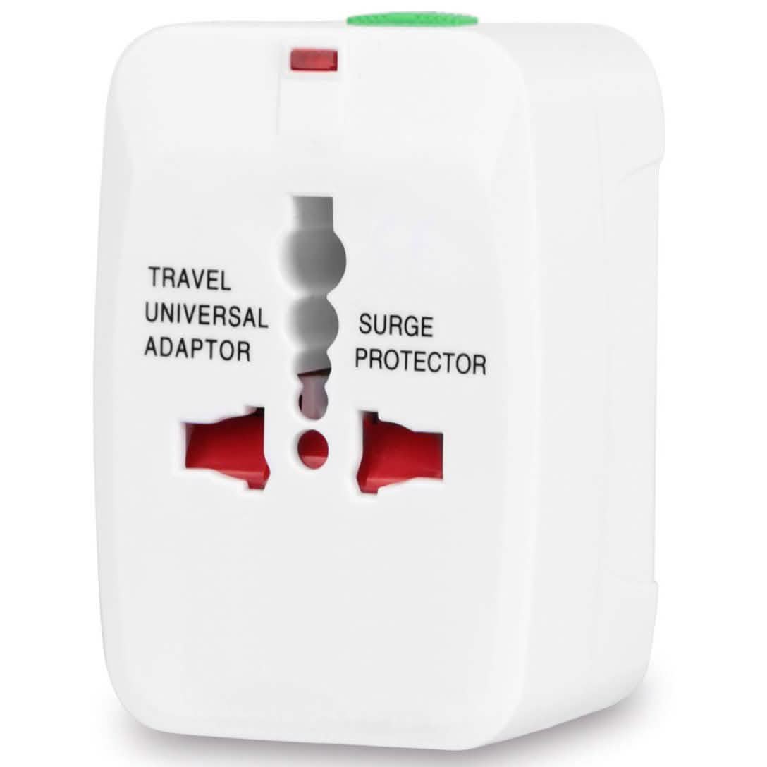 Universal Travel Adapter with 4 Interchangeable Plugs Mobile Accessories - Tophatter Daily Deals