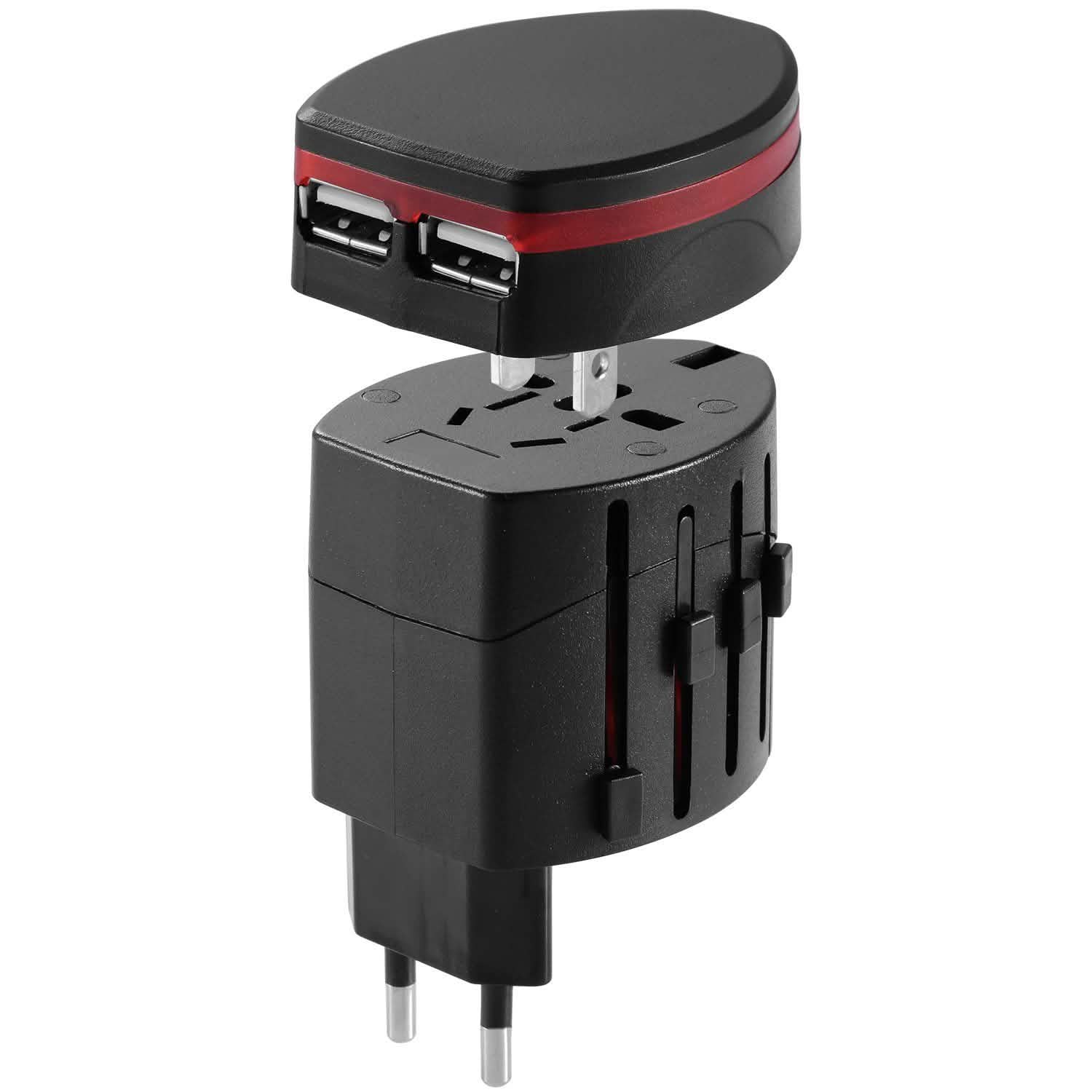 Universal Travel Power Adapter All in One Wall Charger Batteries & Power Accessories - Tophatter Daily Deals