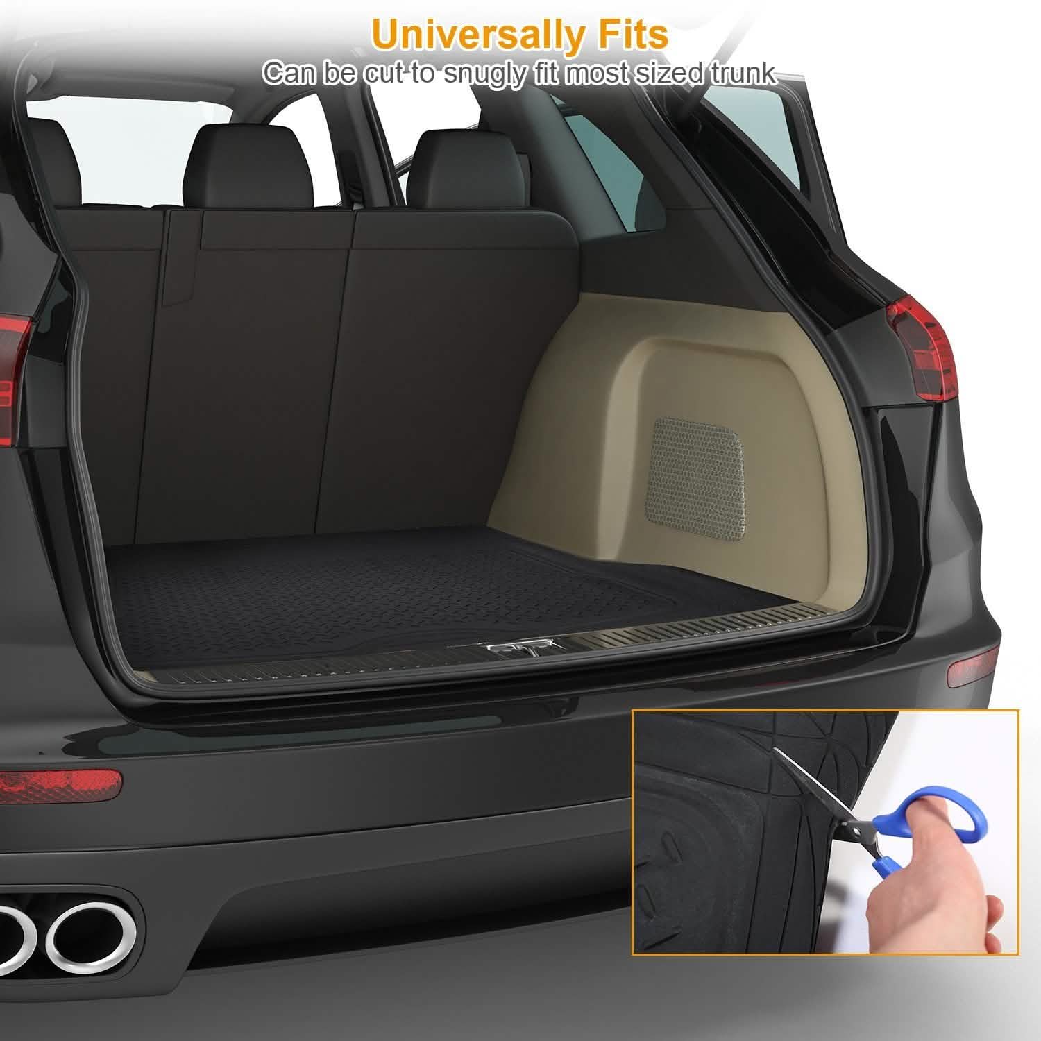 Universal Trunk Cargo Floor Mat Automotive - Tophatter Daily Deals