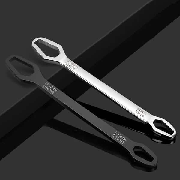 Universal Wrench Glasses Wrench 8-22mm Ratchet Spanner Automotive - Tophatter Daily Deals