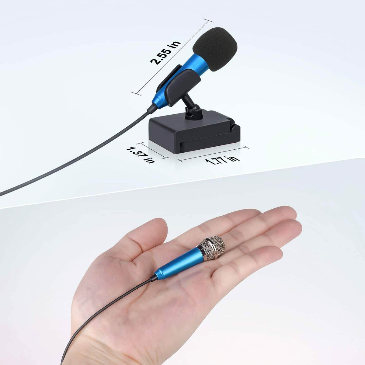 Uniwit Mini Portable Vocal/Instrument Microphone Audio Accessories - Tophatter Daily Deals