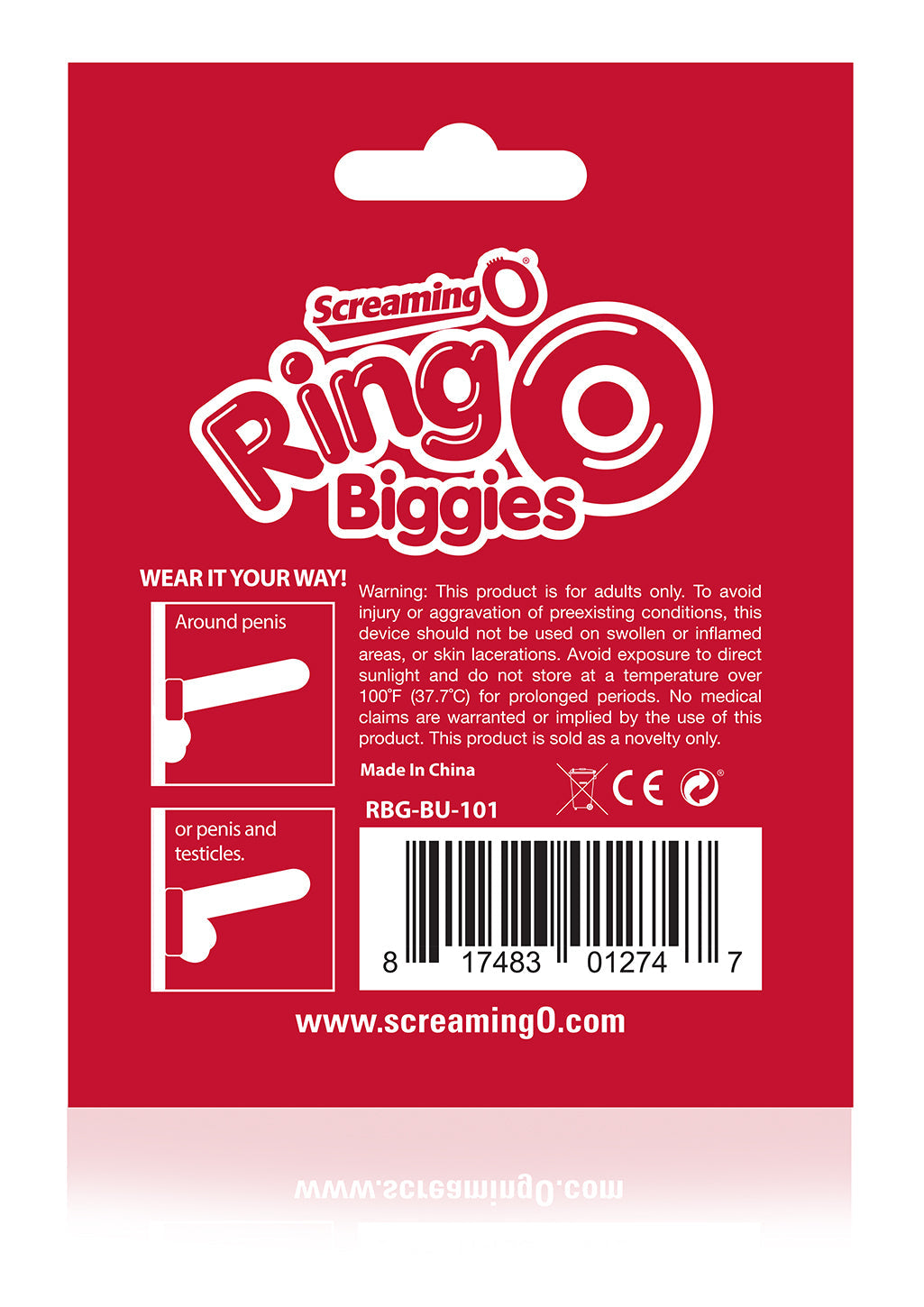 RingO Biggies – Thicker Stretchy Cock Ring > Cock Ring > Single - Tophatter Daily Deals