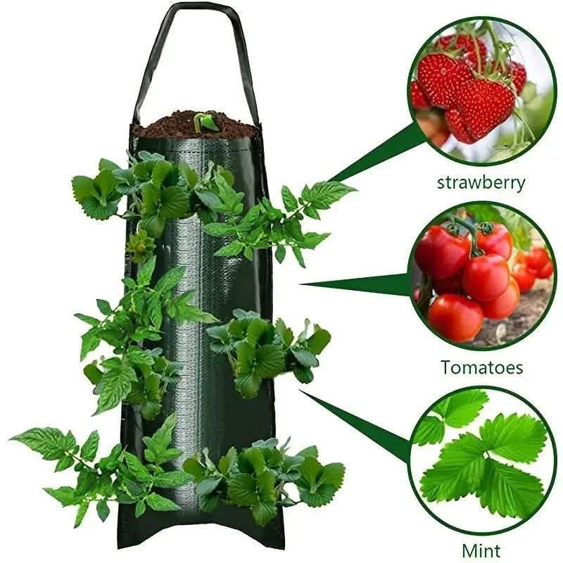 Upside Down Tomato Grow Bag Garden & Patio - Tophatter Daily Deals