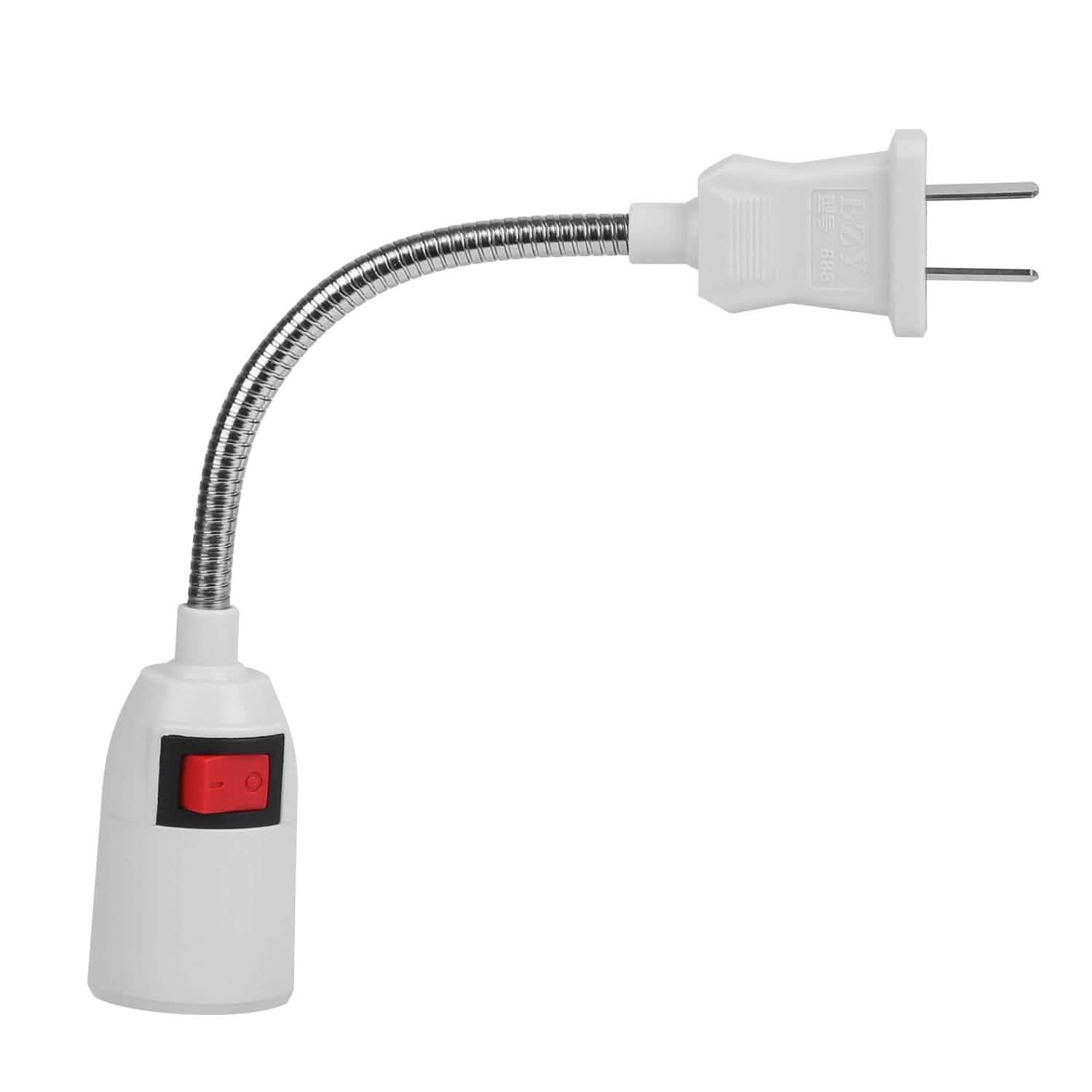 US Plug Extension Light Socket with On/Off Switch Batteries & Power Accessories - Tophatter Daily Deals