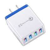 US Plug Fast Charging USB Charger Blue USB Charger - Tophatter Daily Deals
