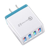 US Plug Fast Charging USB Charger Sky Blue USB Charger - Tophatter Daily Deals