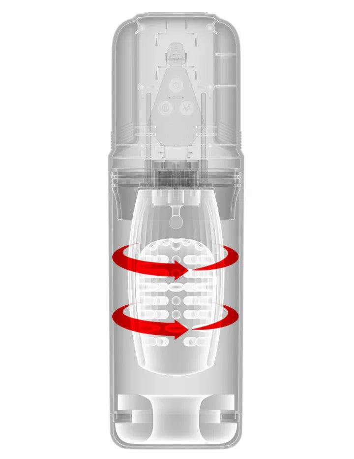 Pdx Elite Mega Bator Pro – Premium Spinning Stroker > Sex Toys For Men > Masturbators > Vibrating - Tophatter Daily Deals