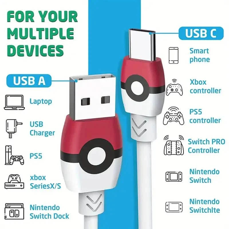 USB C Charging Cable For Nintendo Switch Video Games & Consoles - Tophatter Daily Deals