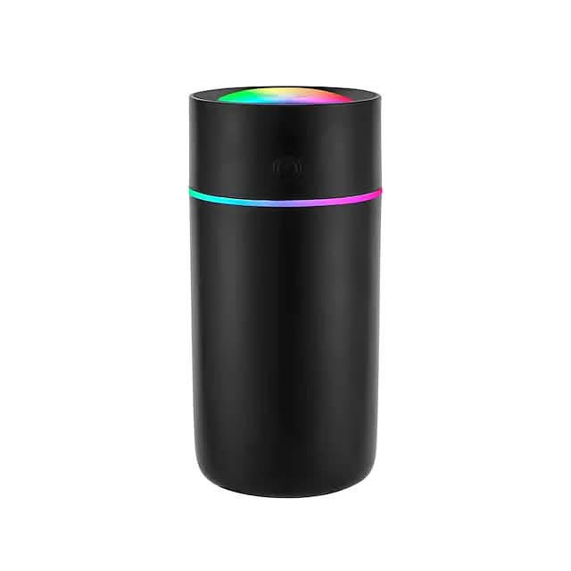USB Colorful Aromatherapy Humidifier Black Health & Wellness - Tophatter Daily Deals