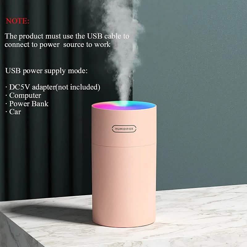 USB Colorful Aromatherapy Humidifier Health & Wellness - Tophatter Daily Deals