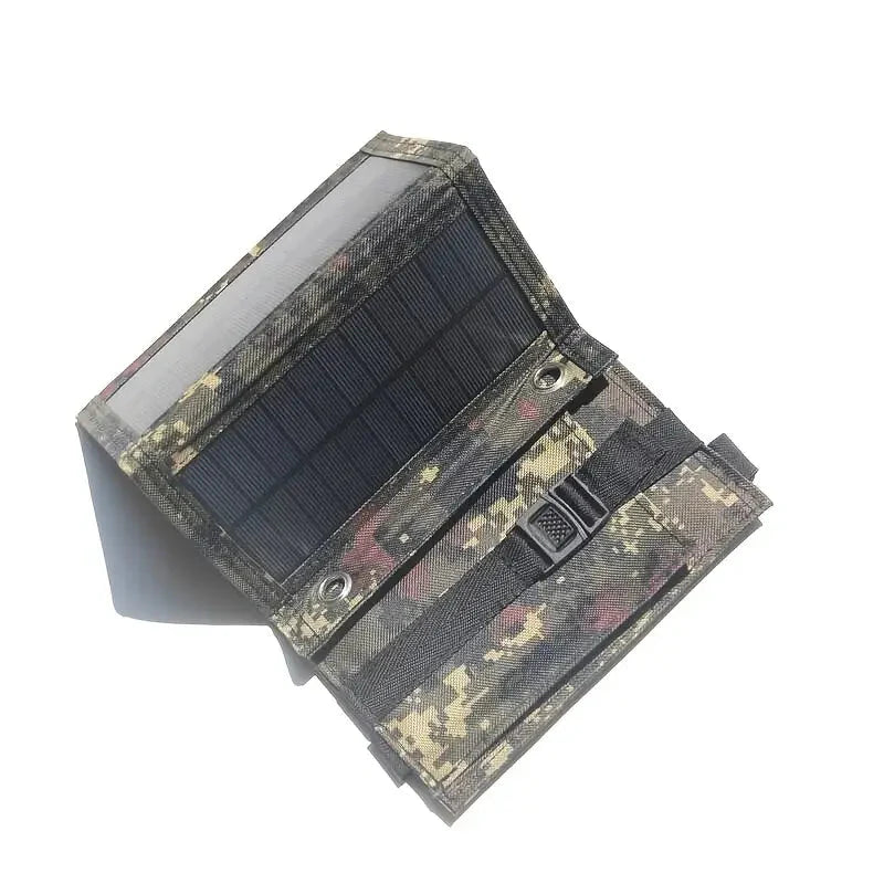 USB Foldable Solar Panel Power Bank - Tophatter Daily Deals