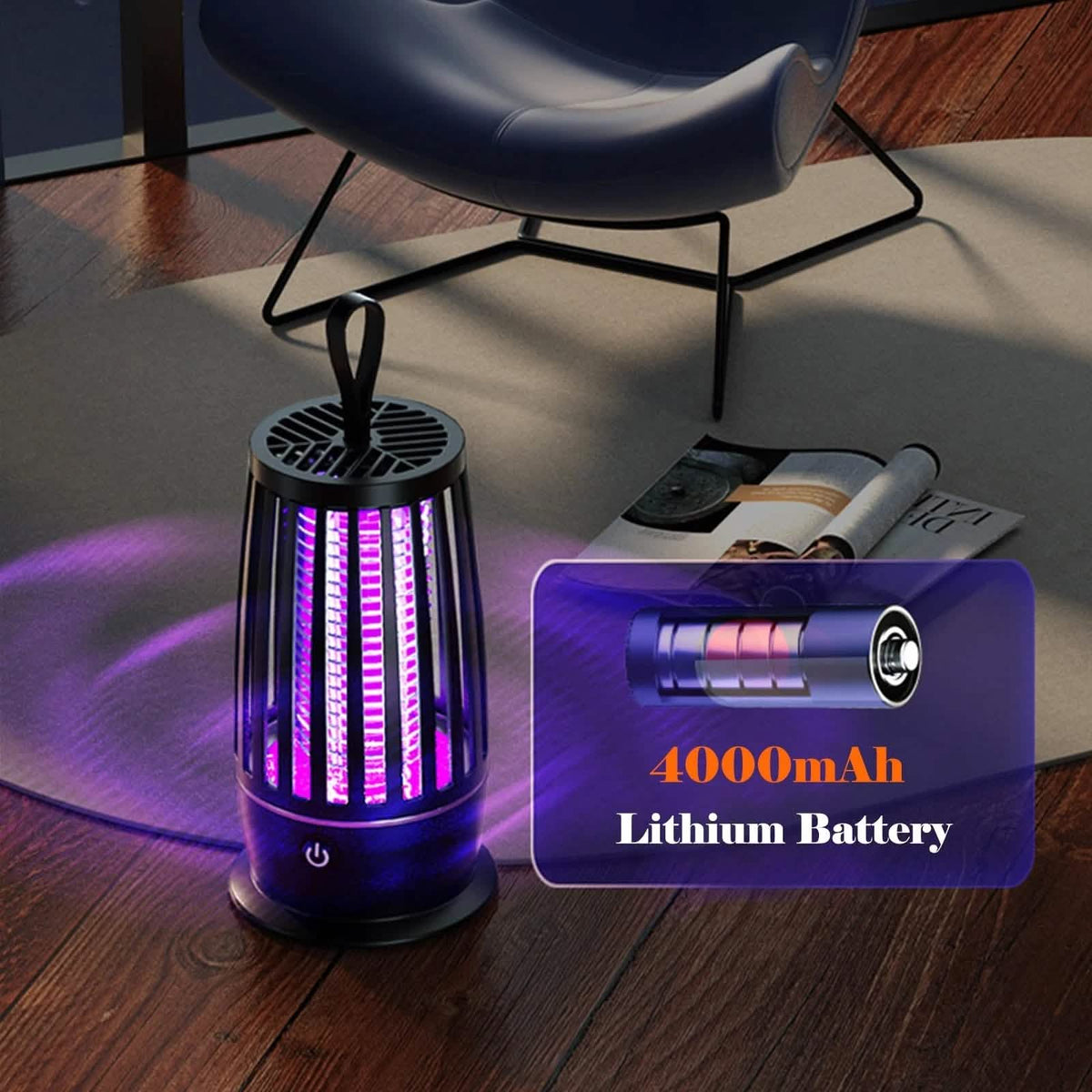 USB Mosquito Killer with Warm White Night Light Pest Control - Tophatter Daily Deals