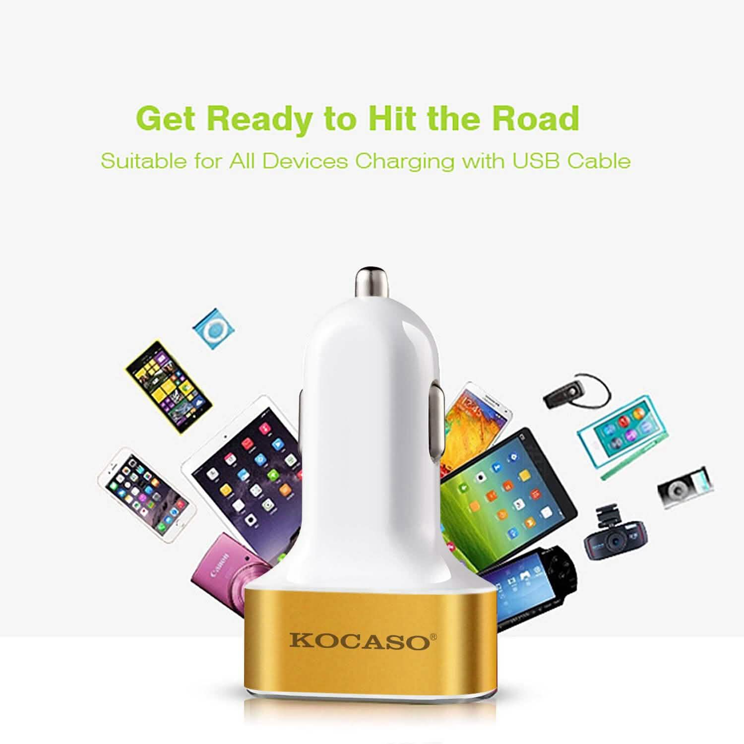 USB Port Cigarette Lighter Charger 30W 5.5A Automotive - Tophatter Daily Deals