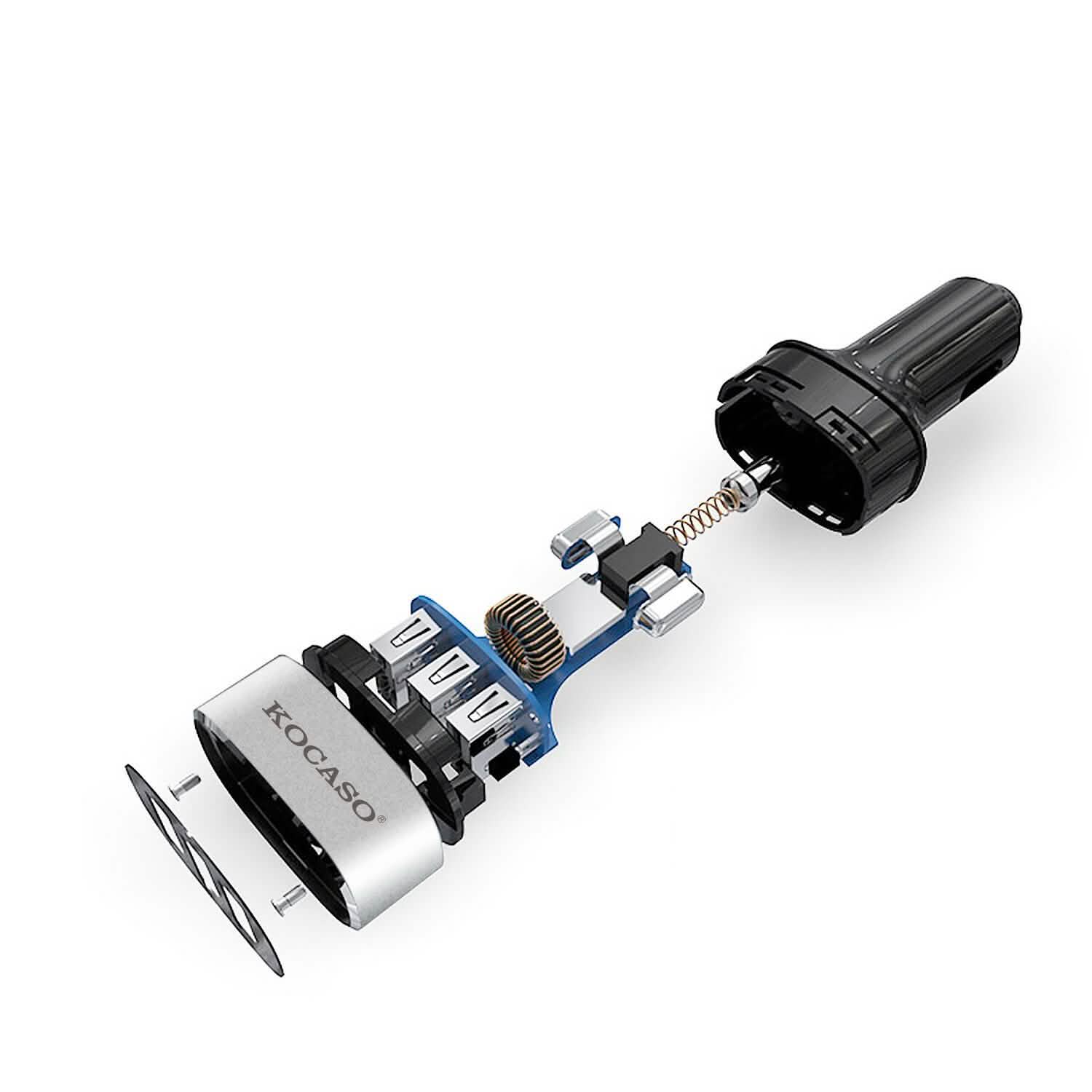 USB Port Cigarette Lighter Charger 30W 5.5A Automotive - Tophatter Daily Deals