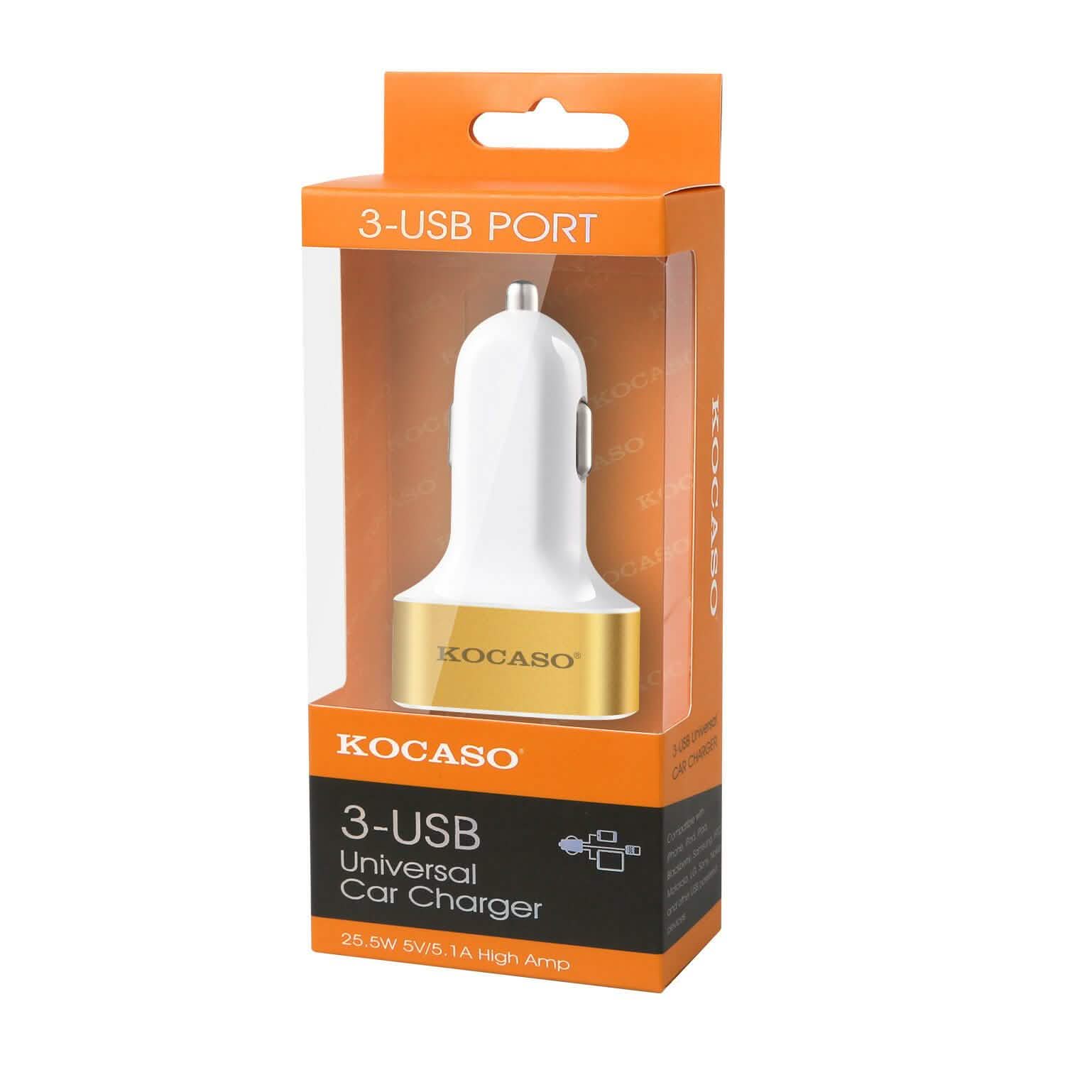 USB Port Cigarette Lighter Charger 30W 5.5A Automotive - Tophatter Daily Deals