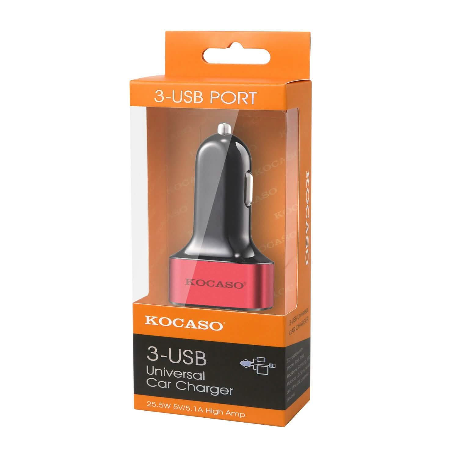 USB Port Cigarette Lighter Charger 30W 5.5A Automotive - Tophatter Daily Deals