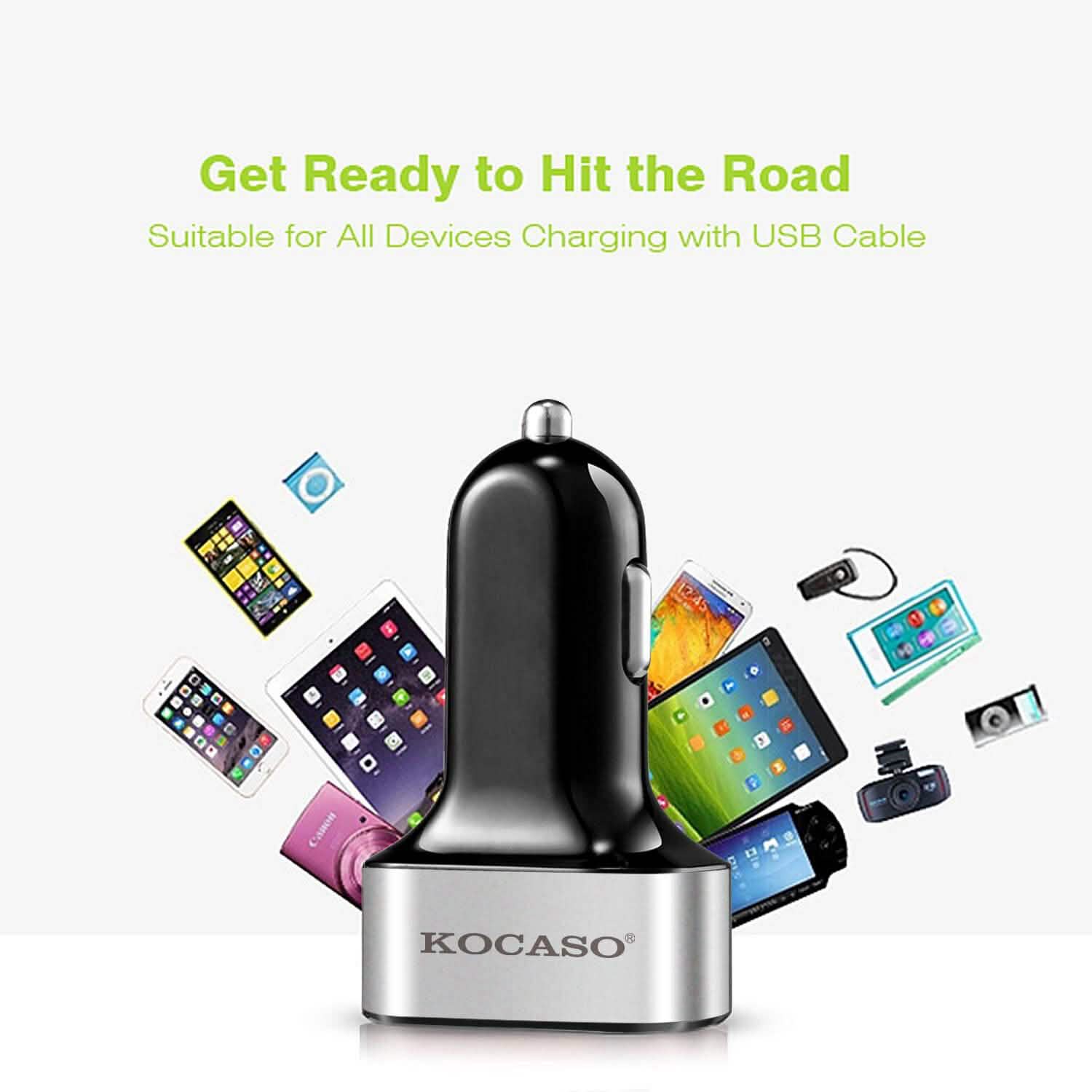 USB Port Cigarette Lighter Charger 30W 5.5A Automotive - Tophatter Daily Deals