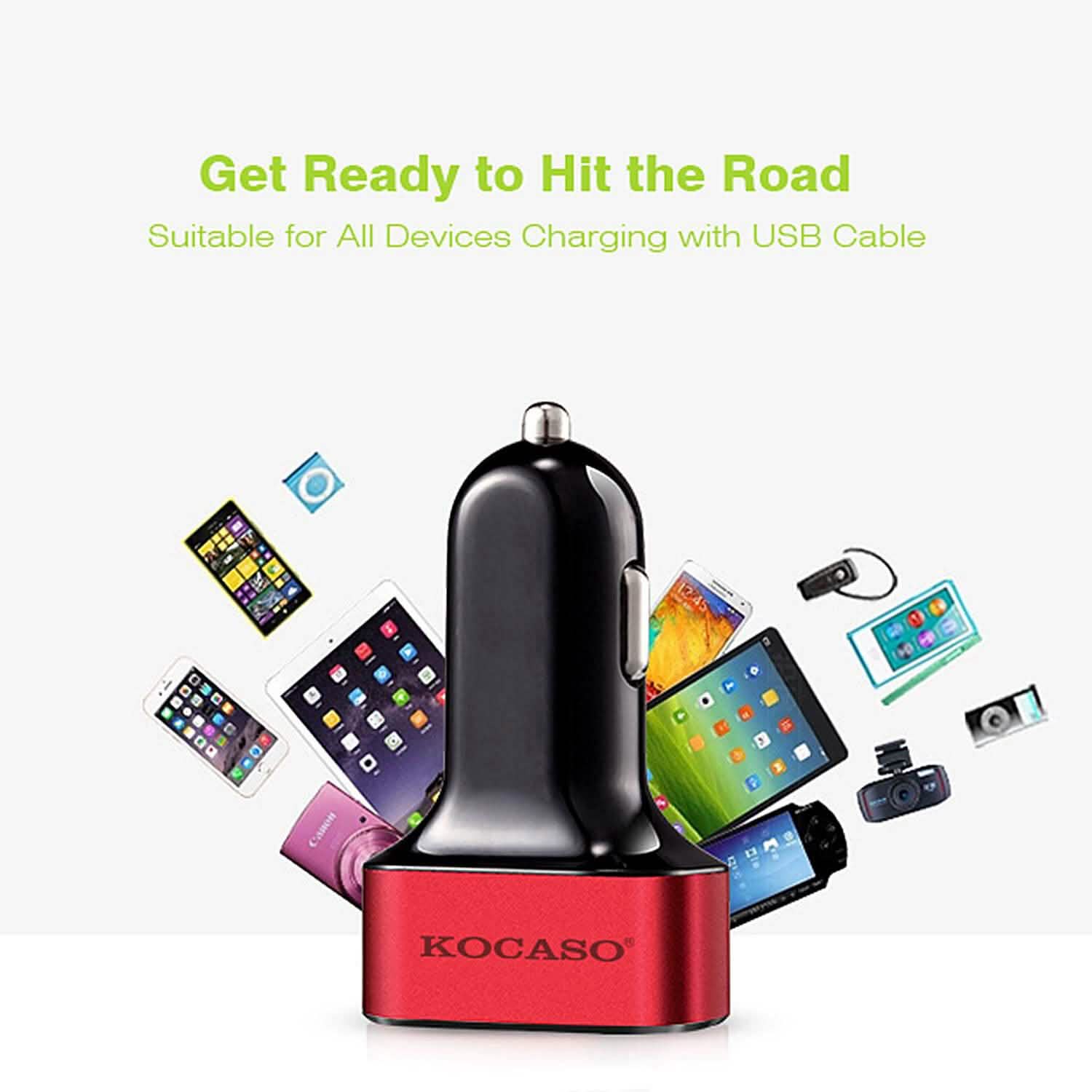 USB Port Cigarette Lighter Charger 30W 5.5A Automotive - Tophatter Daily Deals