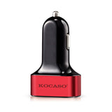 USB Port Cigarette Lighter Charger 30W 5.5A Red Automotive - Tophatter Daily Deals