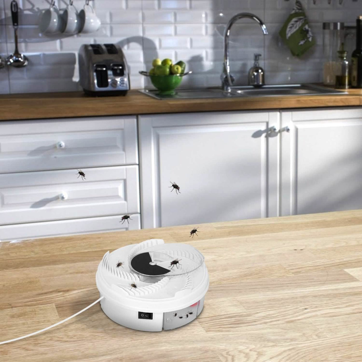 USB powered Electric Fly Trap Automatic Flycatcher Pest Control - Tophatter Daily Deals