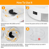 USB powered Electric Fly Trap Automatic Flycatcher Pest Control - Tophatter Daily Deals
