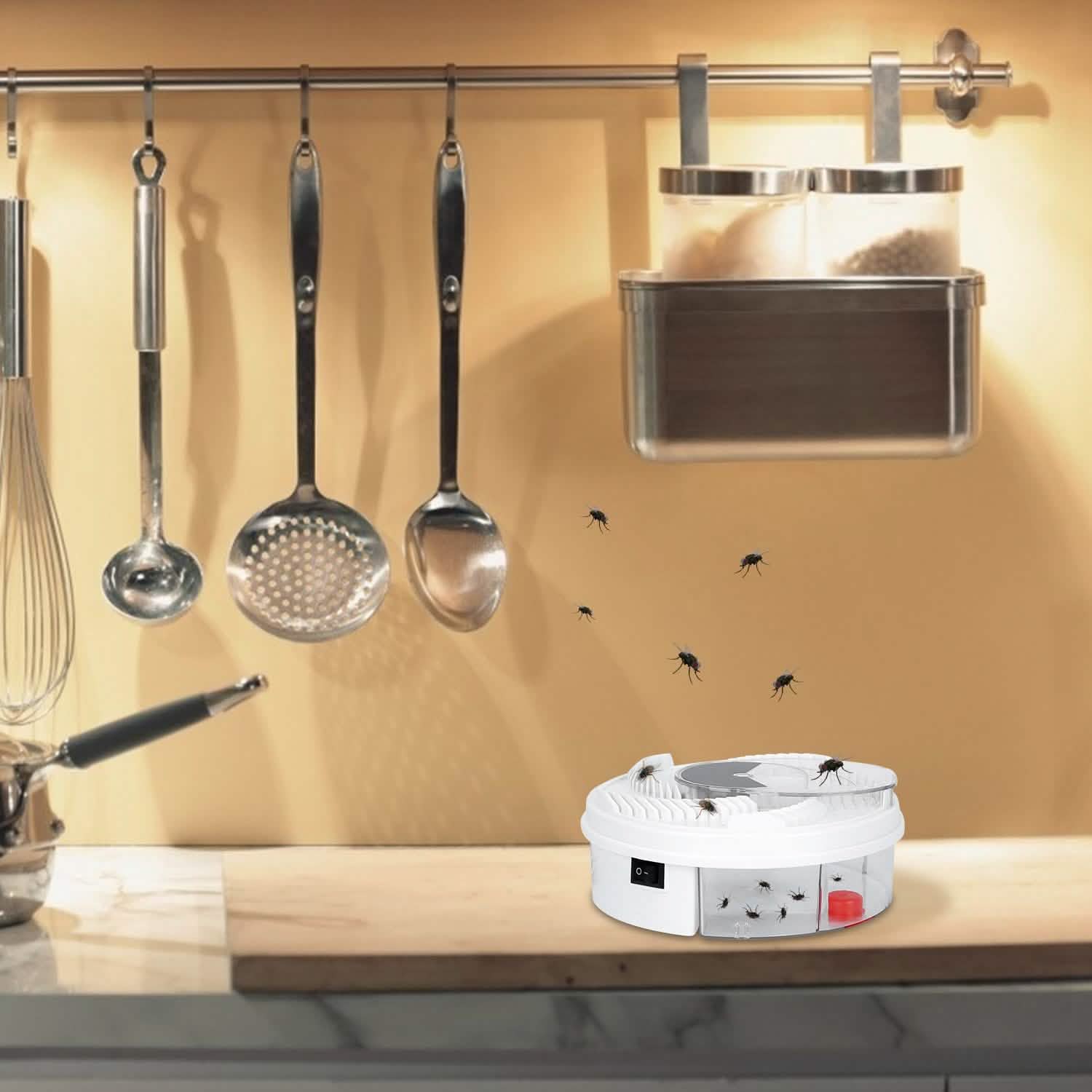 USB powered Electric Fly Trap Automatic Flycatcher Pest Control - Tophatter Daily Deals