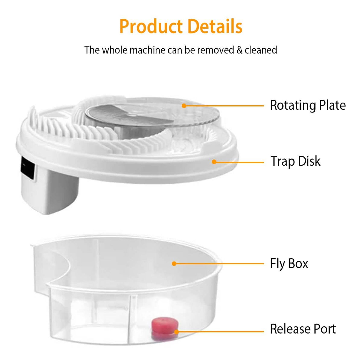 USB powered Electric Fly Trap Automatic Flycatcher Pest Control - Tophatter Daily Deals