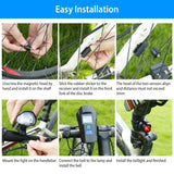 USB Rechargeable Bike Light Set with Speedometer and Odometer Outdoor Recreation - Tophatter Daily Deals