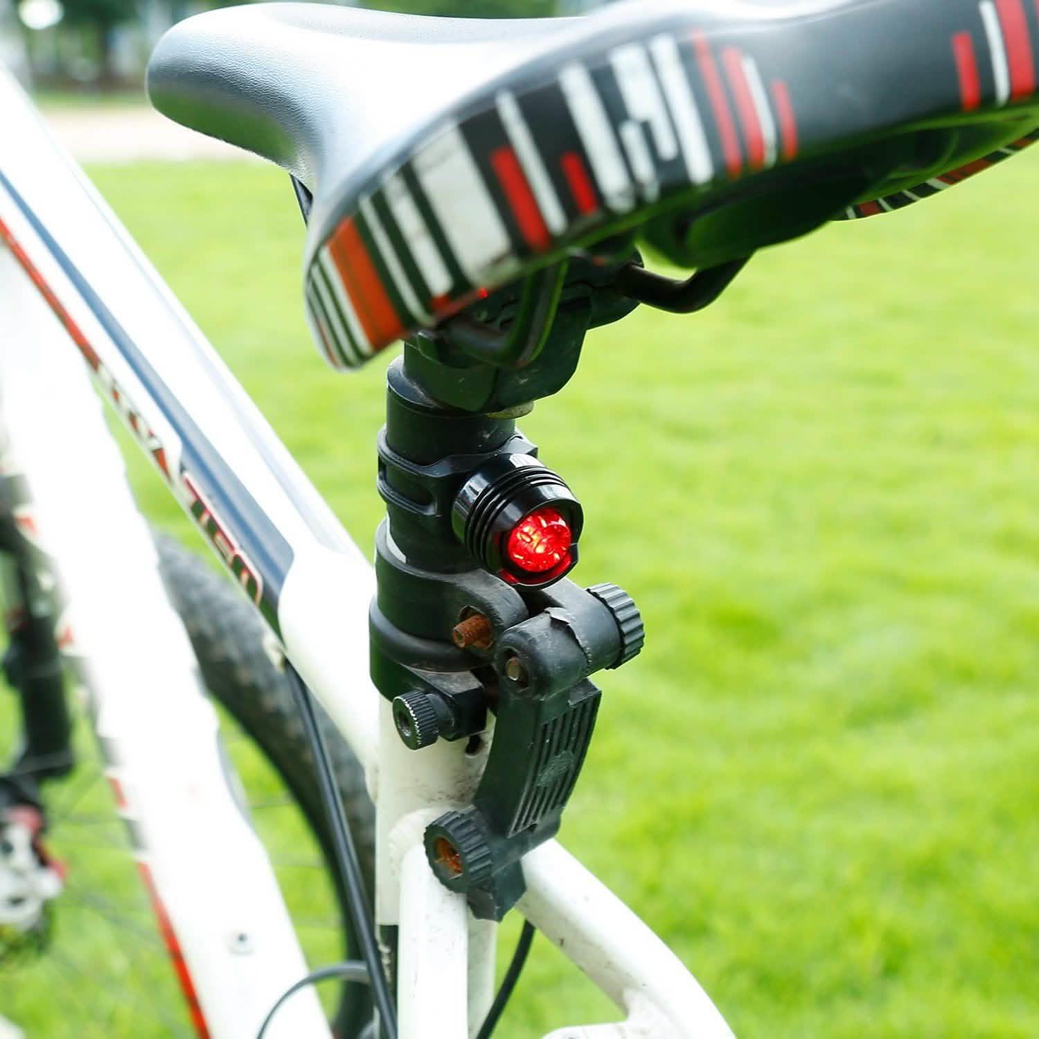 USB Rechargeable Bike Light Set with Speedometer and Odometer Outdoor Recreation - Tophatter Daily Deals