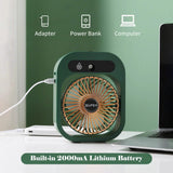 USB Rechargeable Desktop Spray Fan Household Appliances - Tophatter Daily Deals