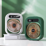 USB Rechargeable Desktop Spray Fan Household Appliances - Tophatter Daily Deals