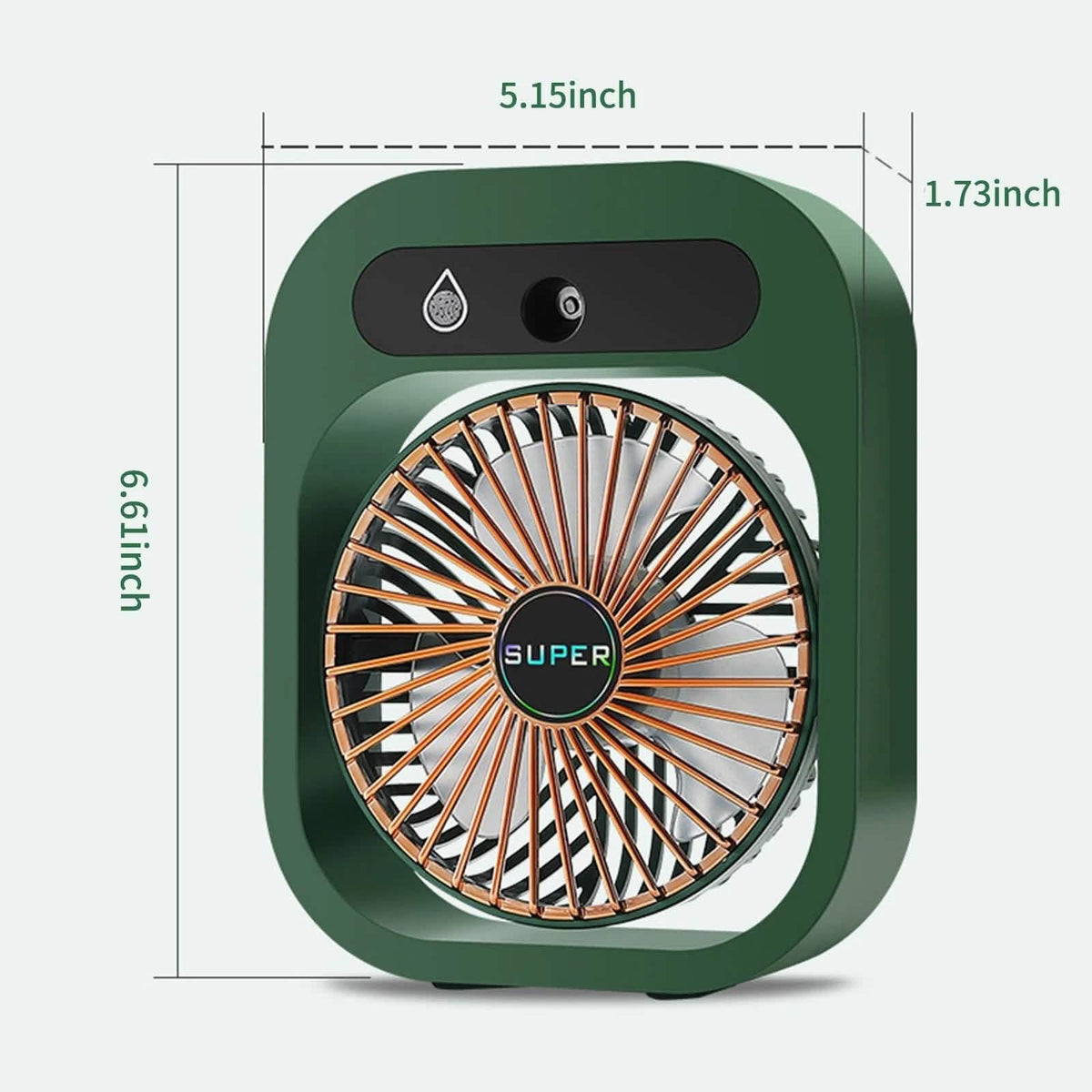 USB Rechargeable Desktop Spray Fan Household Appliances - Tophatter Daily Deals