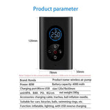 USB Rechargeable Intelligent Air Pump Car Portable Automotive - Tophatter Daily Deals