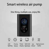 USB Rechargeable Intelligent Air Pump Car Portable Automotive - Tophatter Daily Deals