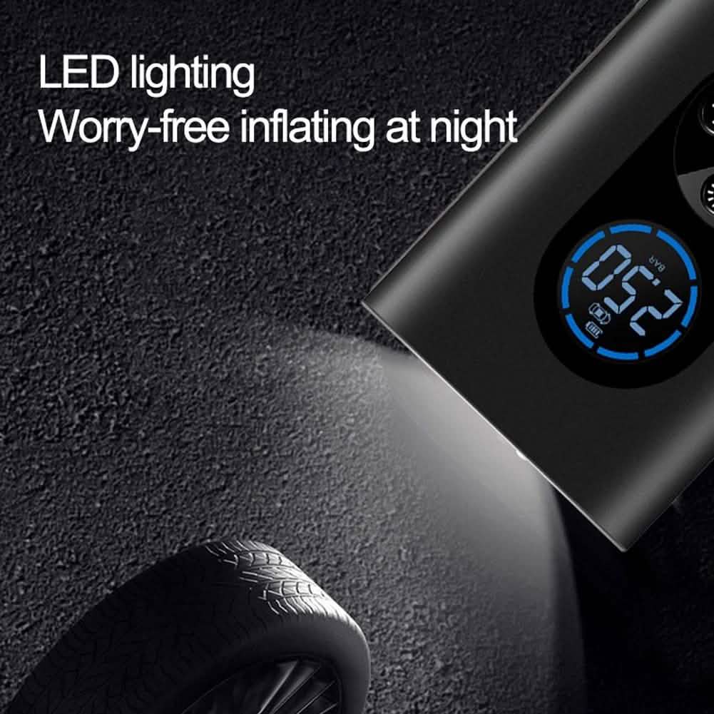 USB Rechargeable Intelligent Air Pump Car Portable Automotive - Tophatter Daily Deals