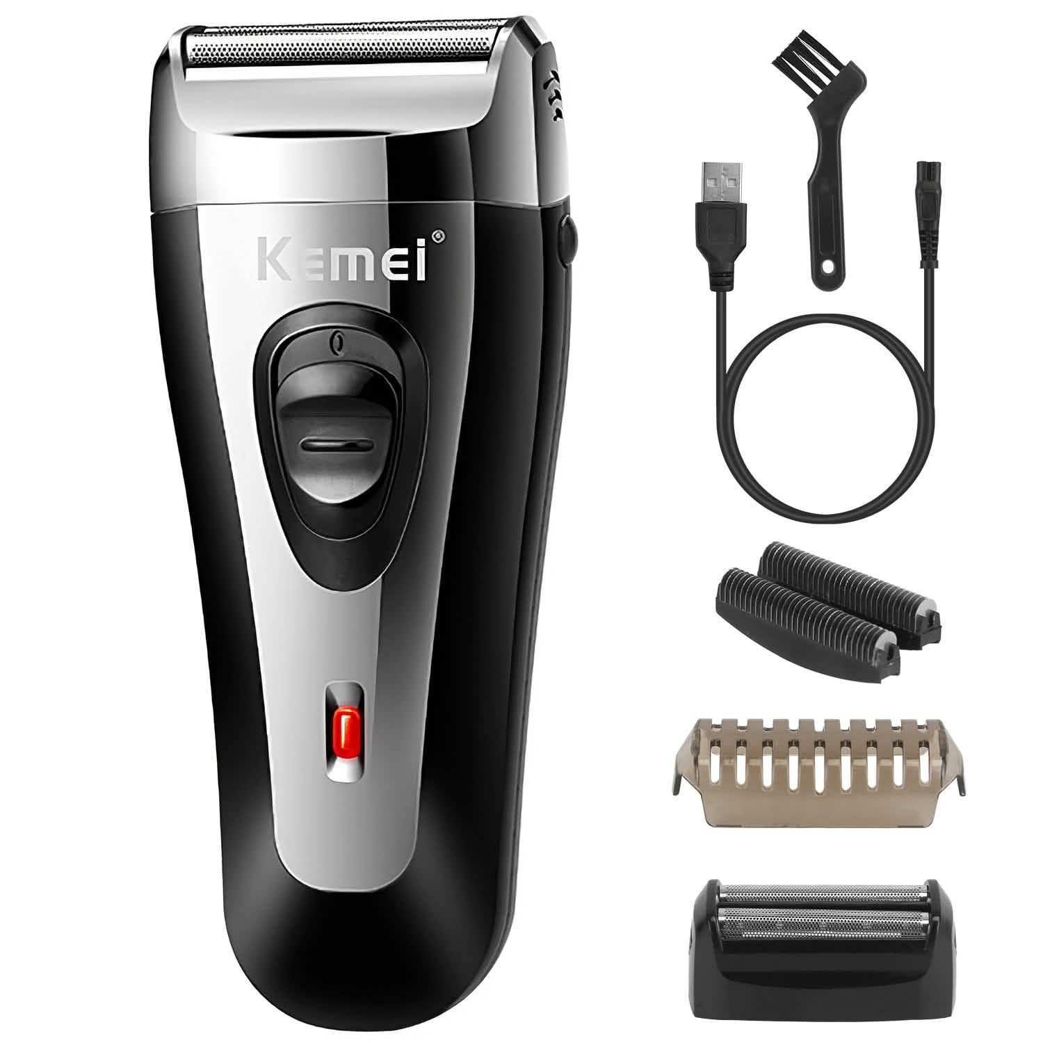 USB Rechargeable Men Electric Shaver Men's Grooming - Tophatter Daily Deals