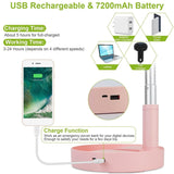 USB Rechargeable Portable Folding Desk Table Fan Household Appliances - Tophatter Daily Deals