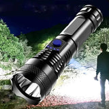 USB Rechargeable Strong Light Flashlight Outdoor Recreation - Tophatter Daily Deals