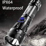 USB Rechargeable Strong Light Flashlight Outdoor Recreation - Tophatter Daily Deals