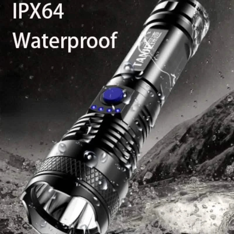 USB Rechargeable Strong Light Flashlight Outdoor Recreation - Tophatter Daily Deals