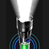USB Rechargeable Strong Light Flashlight Outdoor Recreation - Tophatter Daily Deals