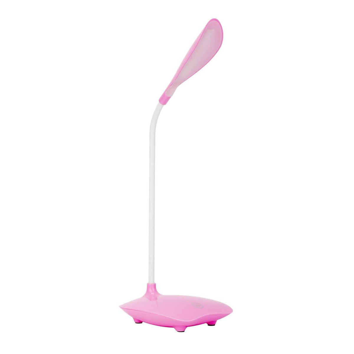 USB Rechargeable Table Lamp Dimmable LED Flexible Gooseneck Desk Light Pink Indoor Lighting - Tophatter Daily Deals