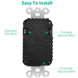 USB Wall Outlet Dual 2.4A USB Wall Charger Batteries & Power Accessories - Tophatter Daily Deals