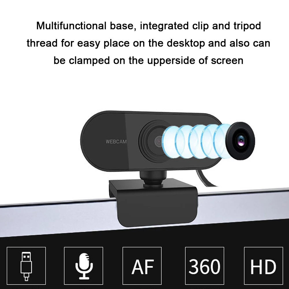 USB2.0 1080P FHD Webcam Webcam - Tophatter Daily Deals