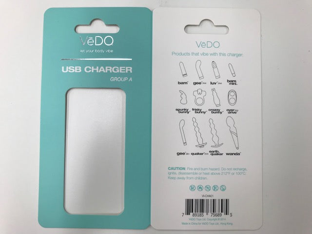 Replacement VeDO USB Charger - Group A Replacement Chargers - Tophatter Daily Deals
