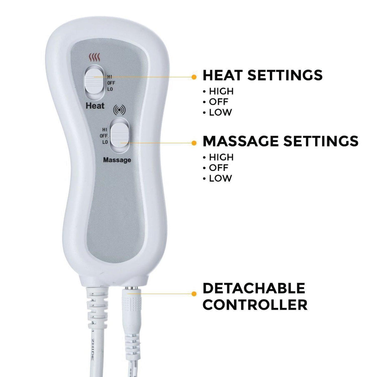 Electric Foot Warmer - 2 In 1 Electric Heated Foot Warmer Massager Comfort Fleece Suede Comfy Relaxing Clothing - Tophatter Daily Deals