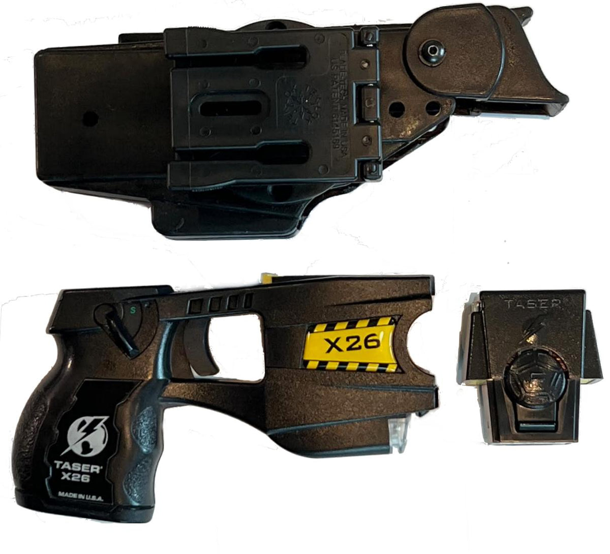 TASER® X26E w/ Holster and Cartridge LE Used Black - Tophatter Daily Deals