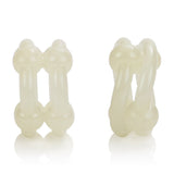 Island Rings Double Stacker Glow In The Dark Stretchy Cock Rings 0.75 Inch 2 Cm Duo > Cock Ring > Sets - Tophatter Daily Deals